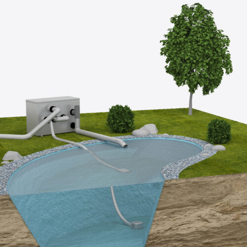 Inazuma Teichfilter Filtersystem Rendering